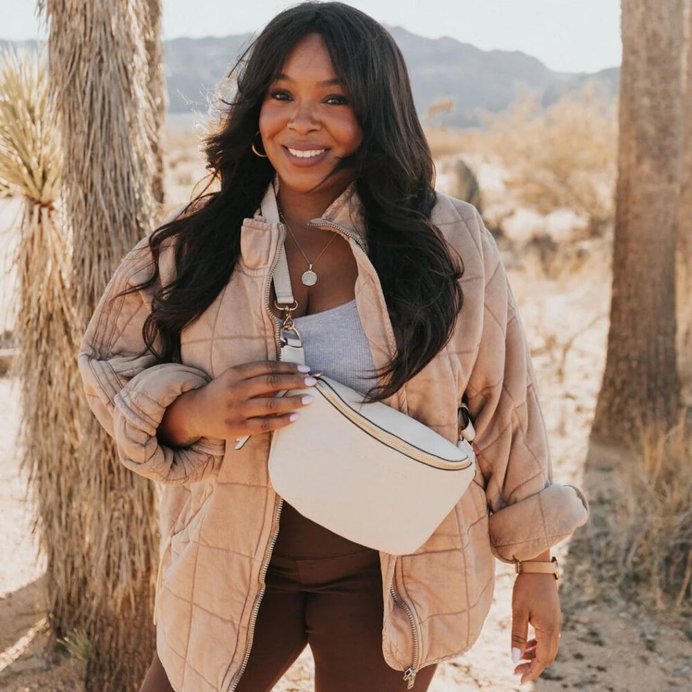 Poppy & Peonies Sidekick Cream NWT